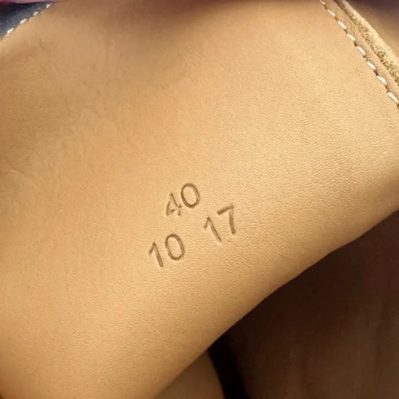 Sezane Studded Suede Leather Boots Size 40 French or US 9 Black Ankle Heeled Low - Picture 5 of 13